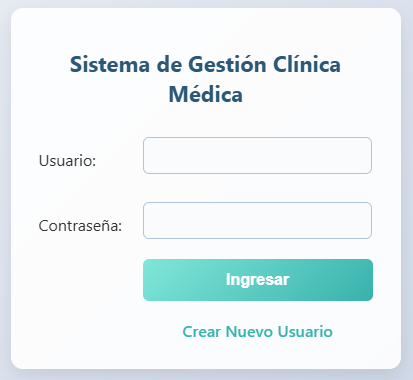 Sistema de Gestión Clínica Médica